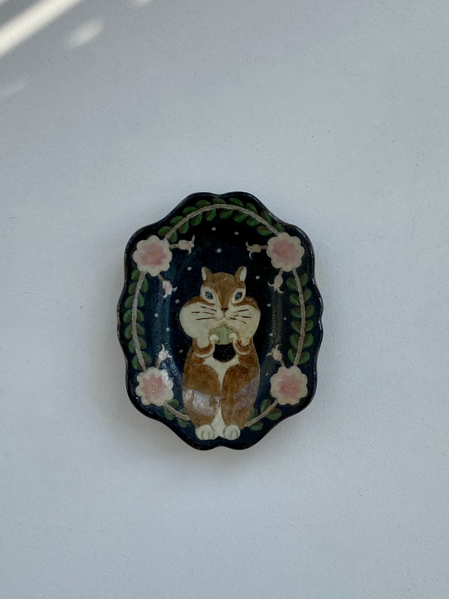Squirrel Oval Dish