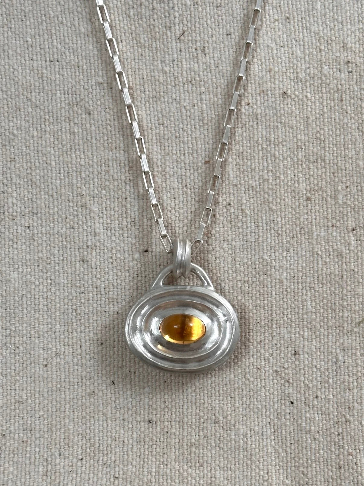 Citrine Wavelet Necklace