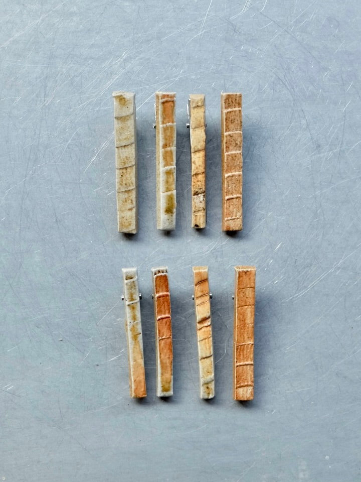 Small Stoneware Hairclip