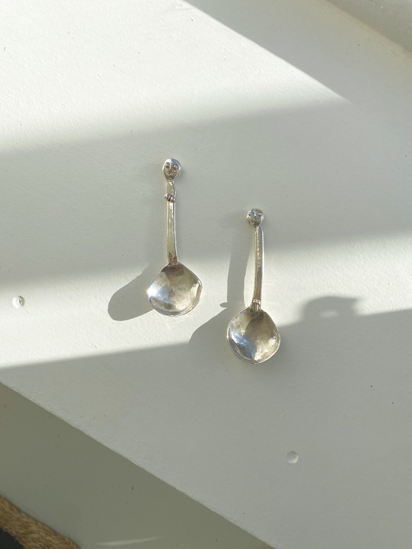 Adam and Eve Sterling Silver Spoons