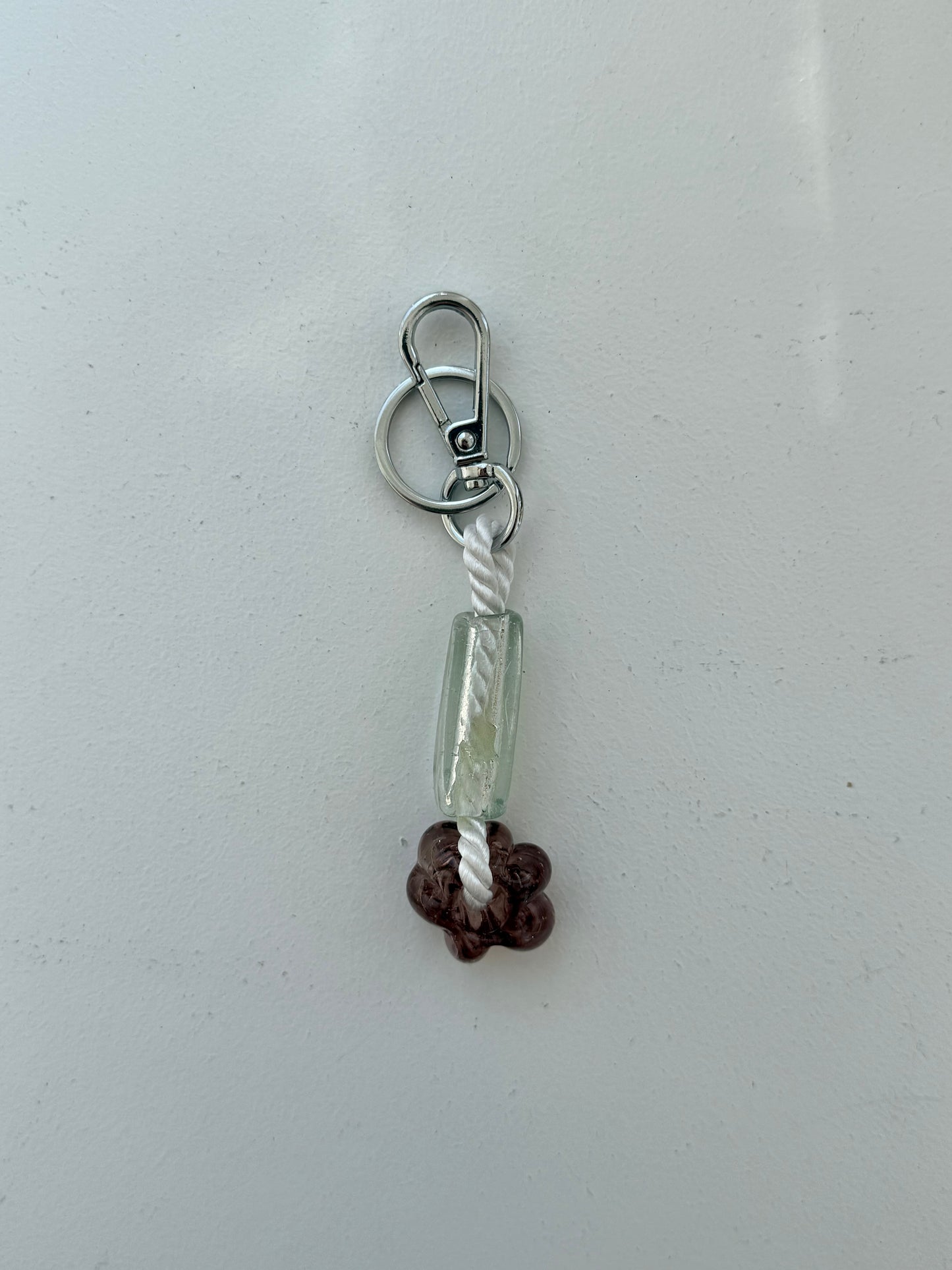 Recycled Glass Keyring