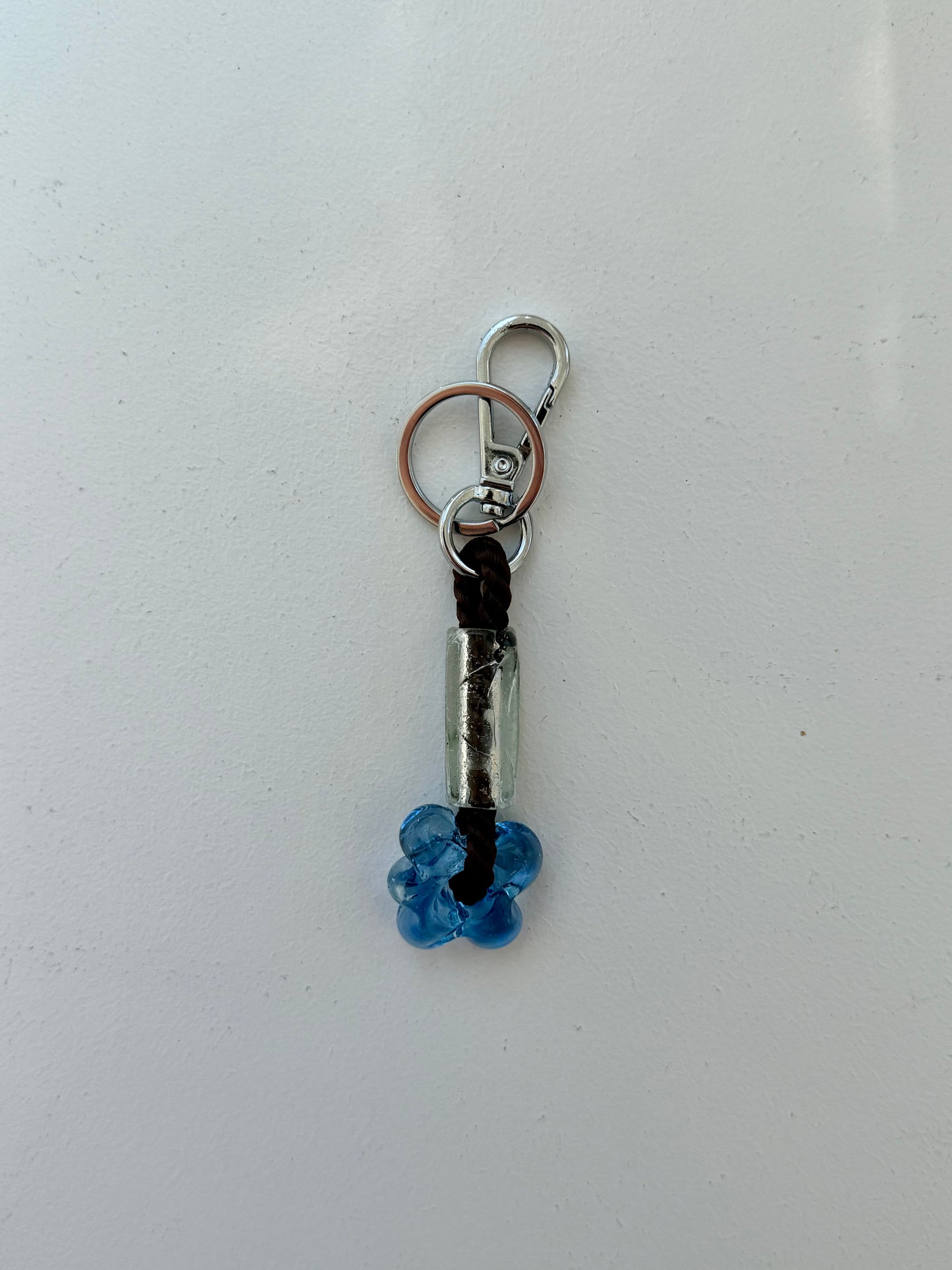 Recycled Glass Keyring
