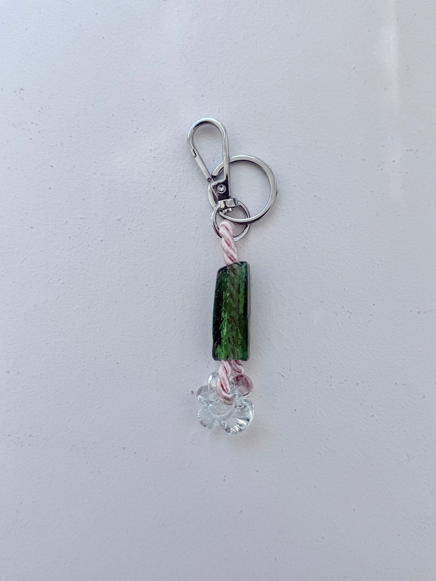 Recycled Glass Keyring