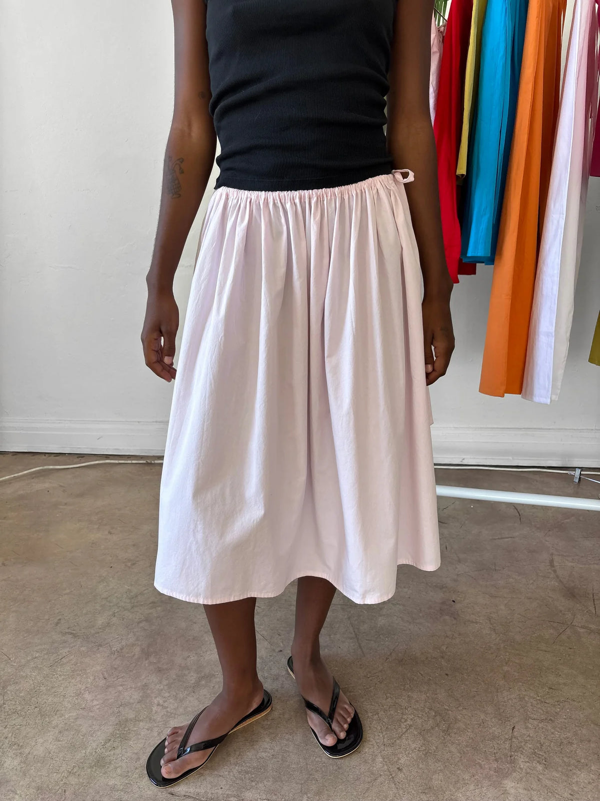 Tie Skirt - Blush