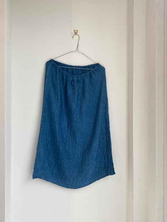 Crumpled Silk Skirt