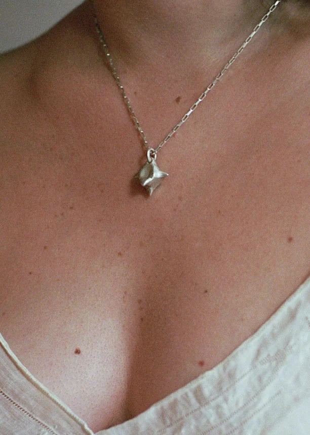 Caltrop Charm Necklace