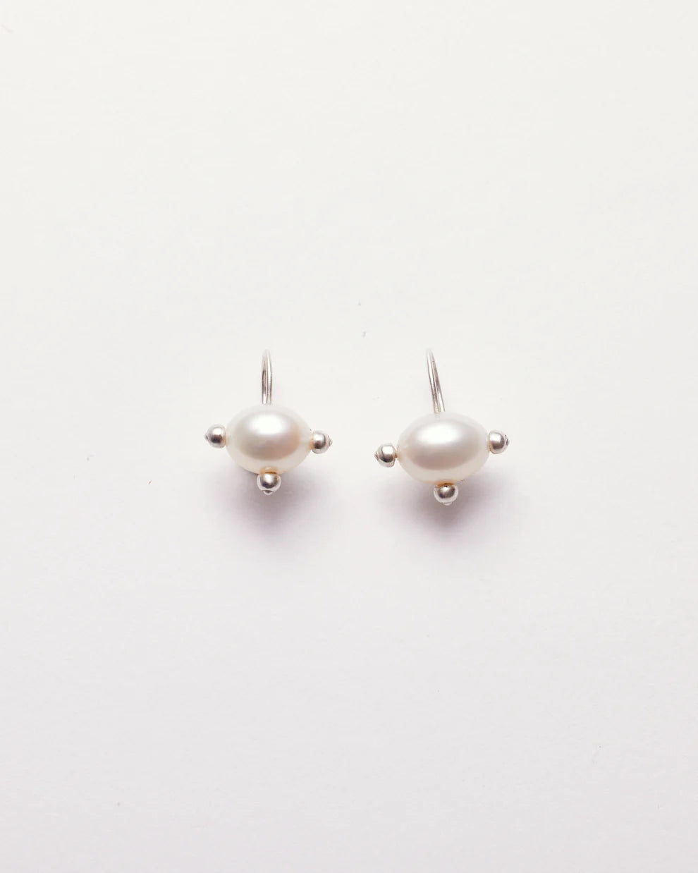 Pin Cushion Pearl Earrings