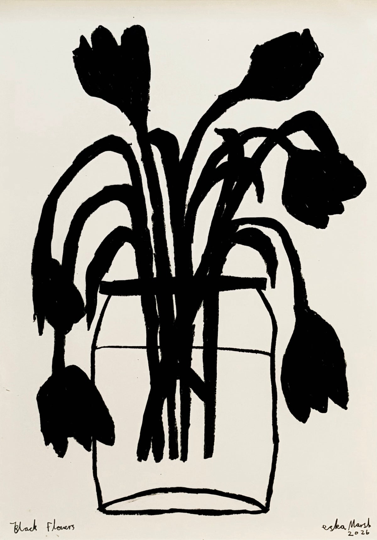 Black Flowers