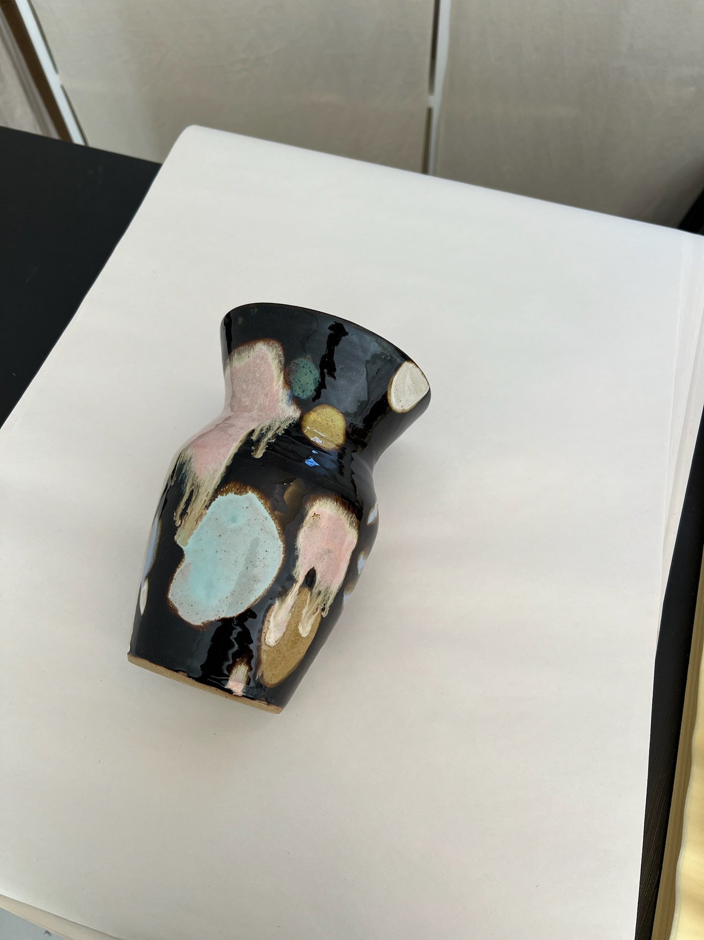 Multi Coloured Vase