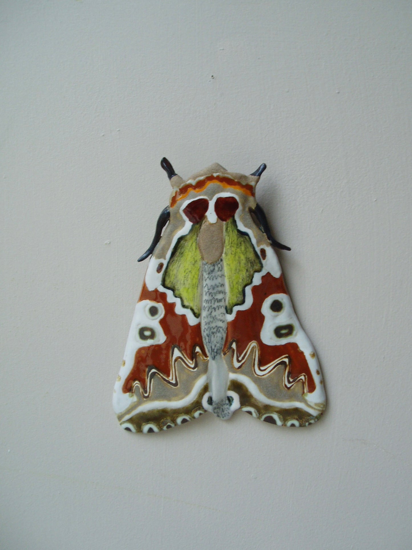 Buff Arches Ceramic Moth