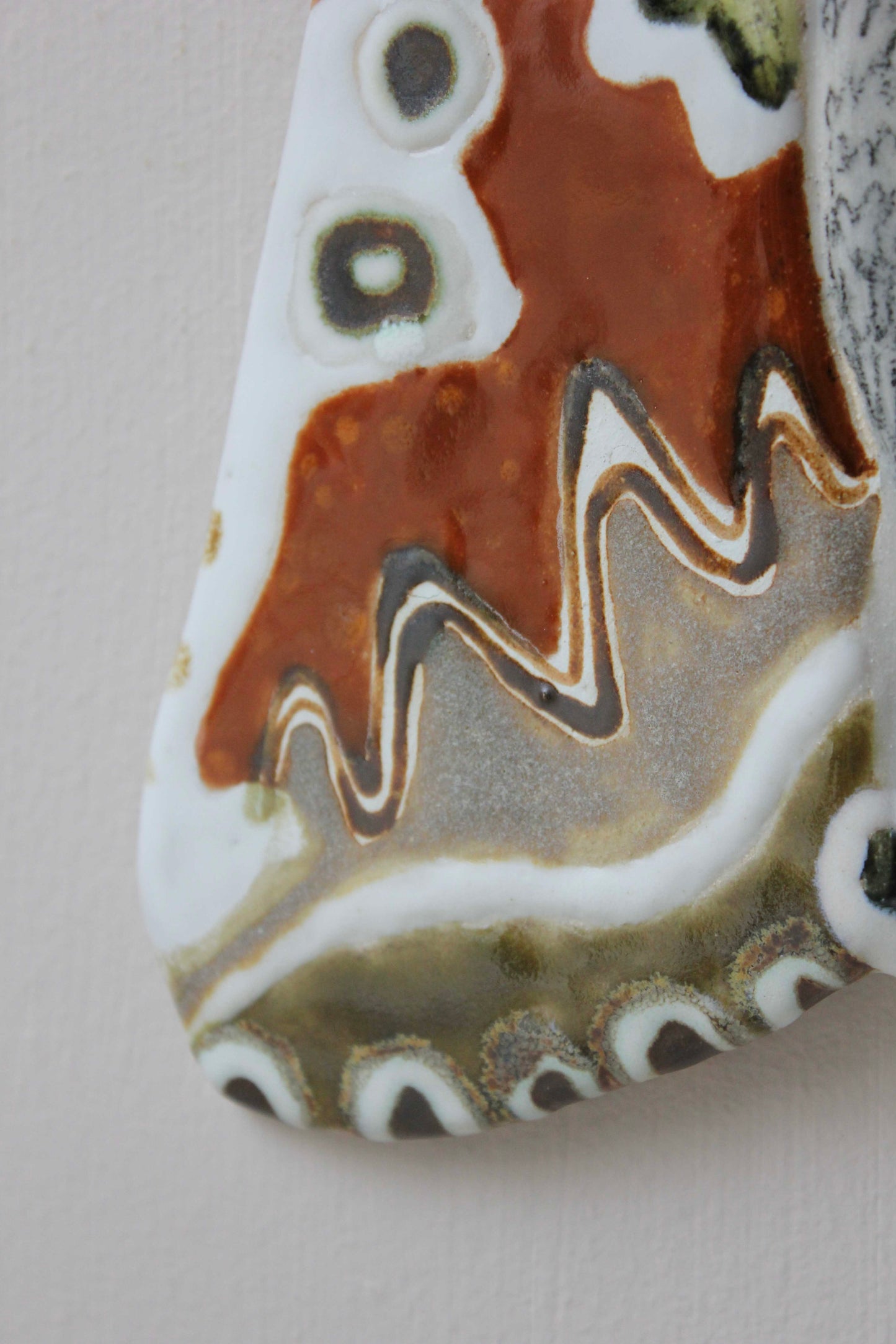 Buff Arches Ceramic Moth