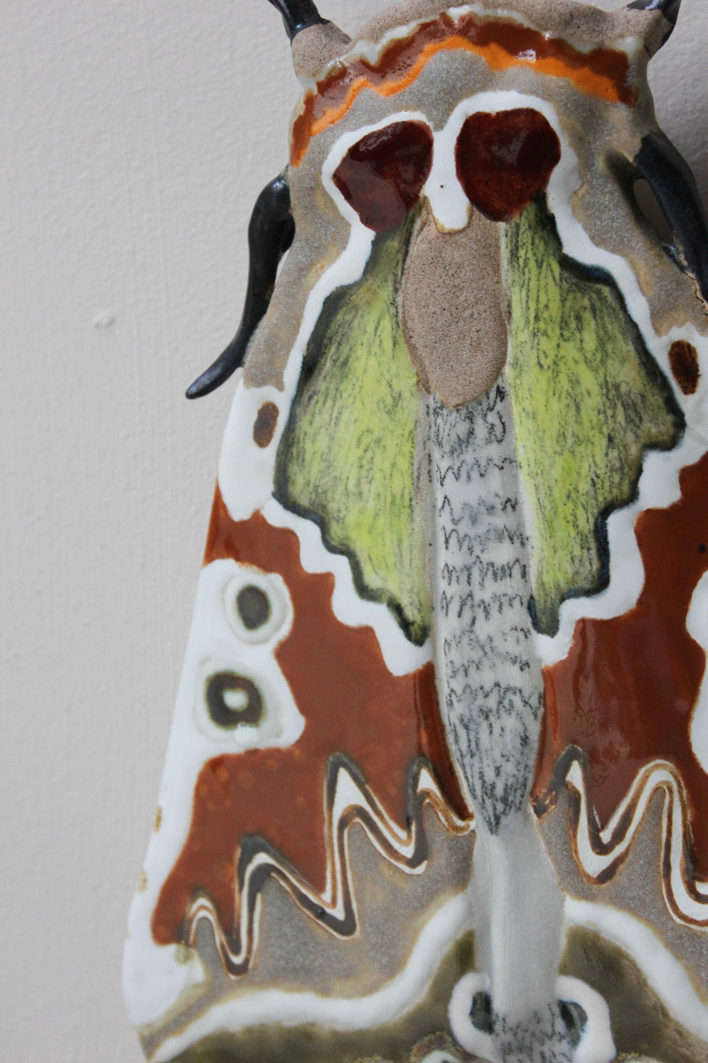 Buff Arches Ceramic Moth