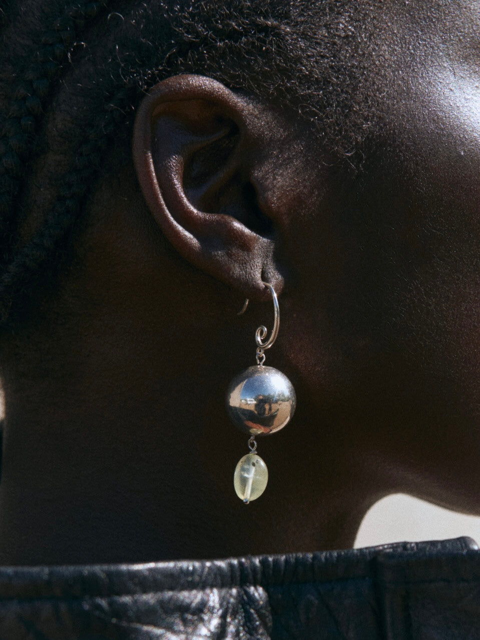 Ovule Silver Earrings