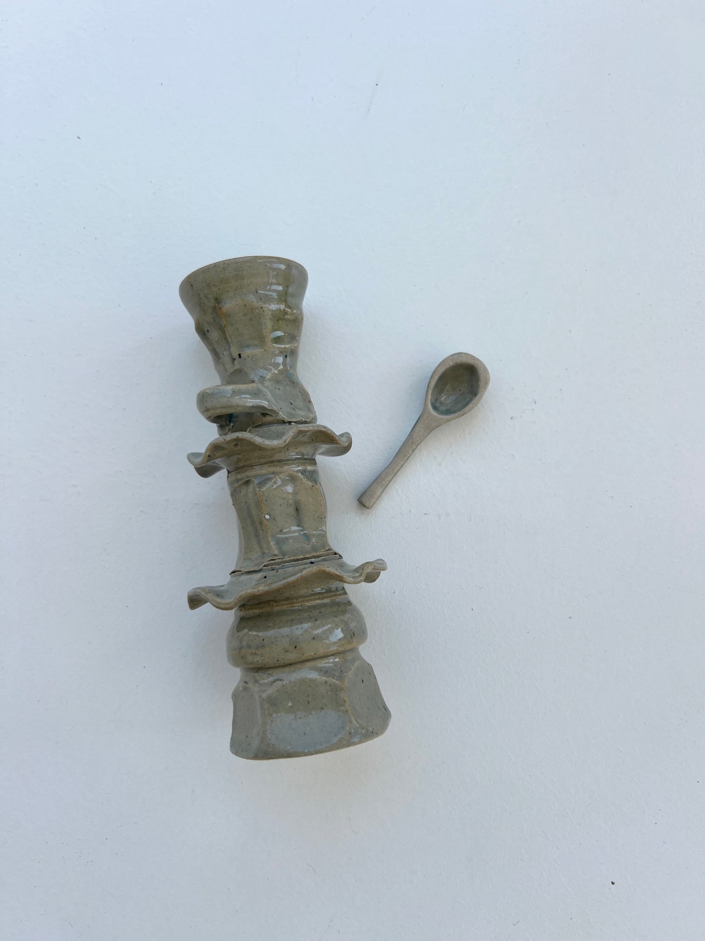 Egg Cup Tower with Spoon