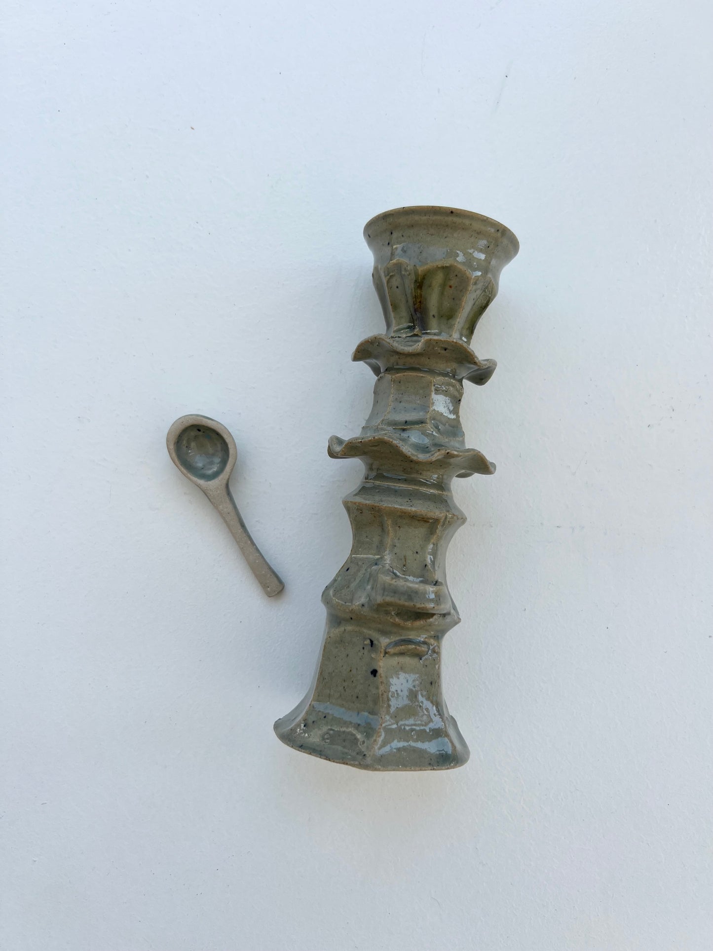 Egg Cup Tower with Spoon