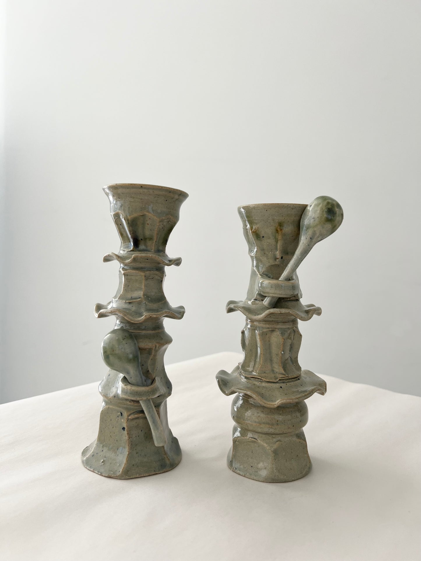 Egg Cup Tower with Spoon