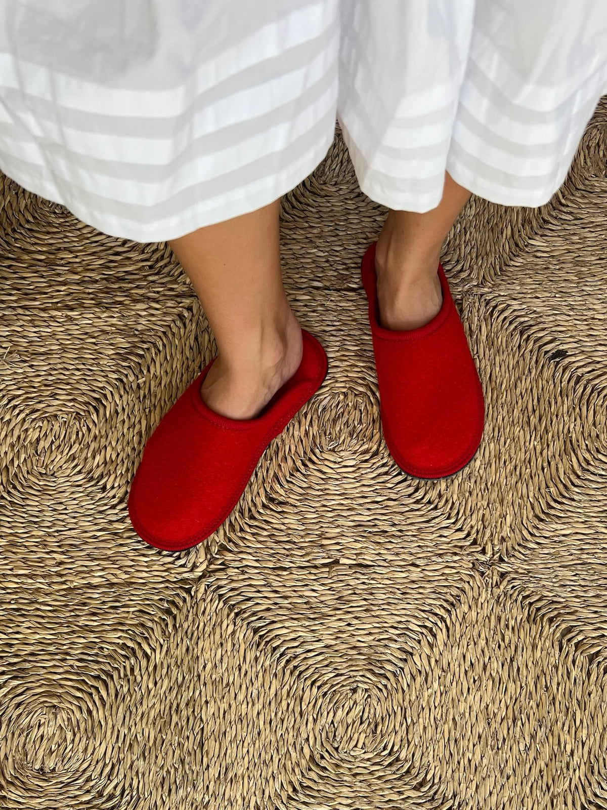 Boiled Wool Slippers