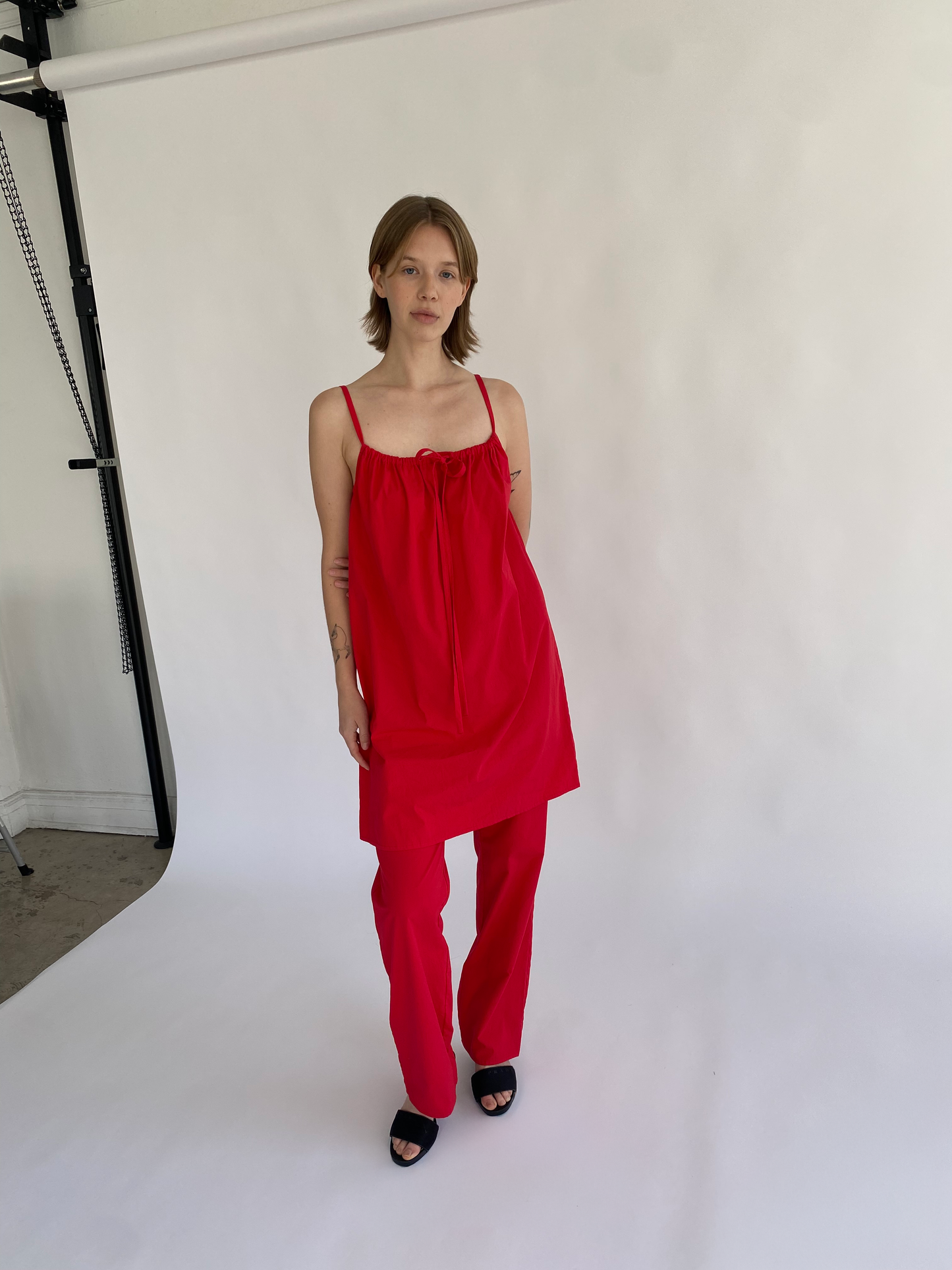 Bow Dress - Red