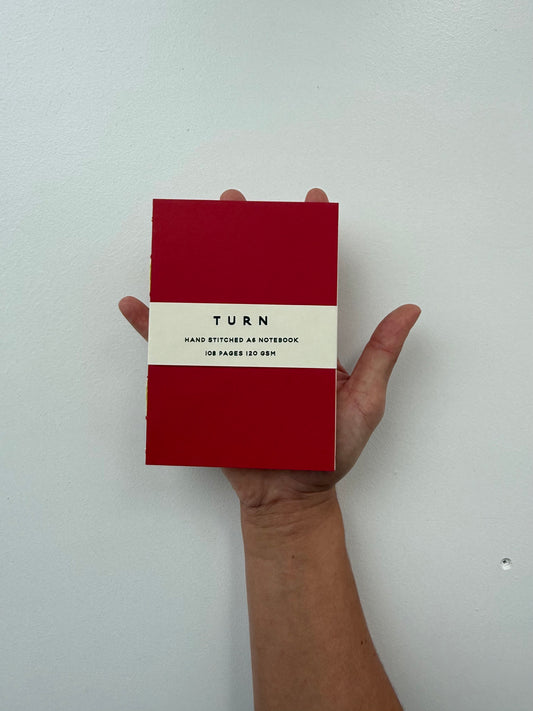 Hand Stitched A6 Notebook