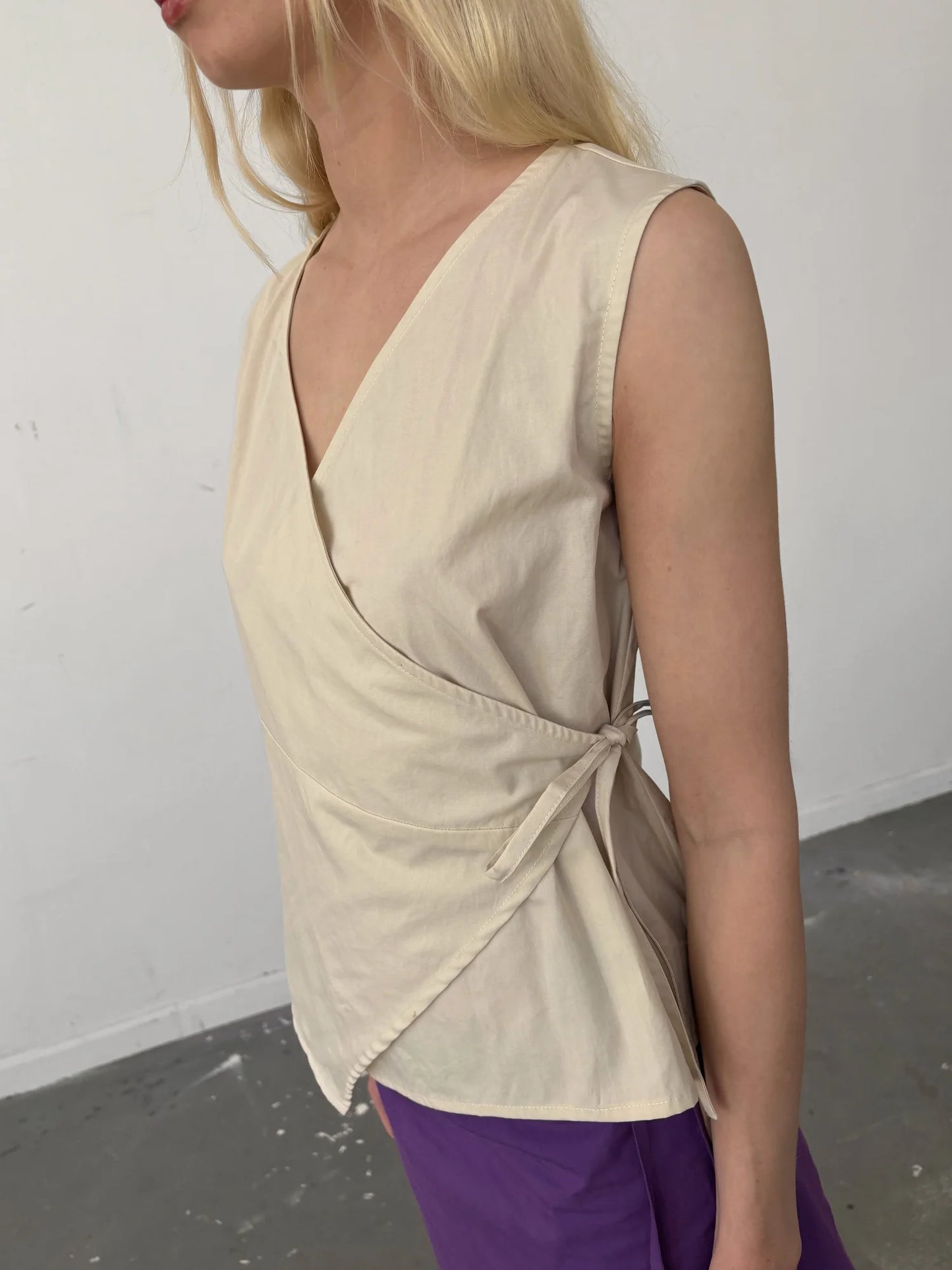 Wrap Top - Rice