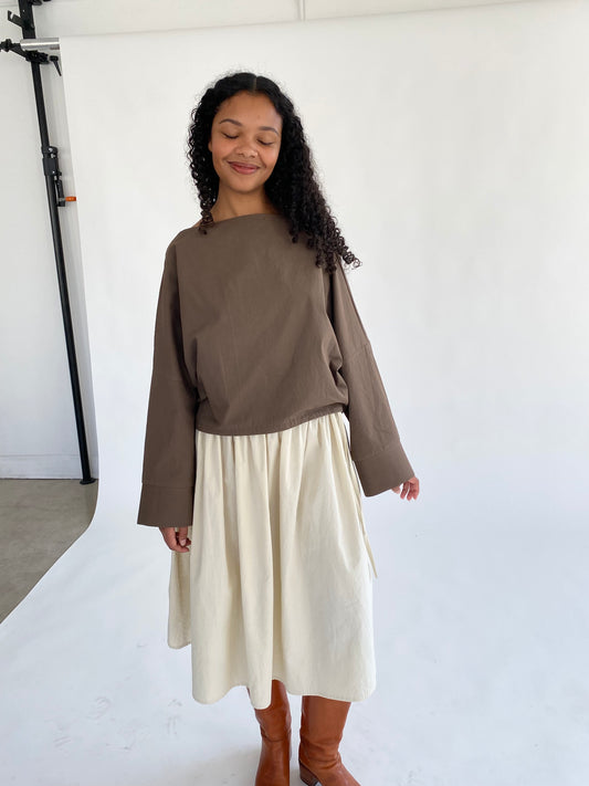 Cuff Top - Chocolate