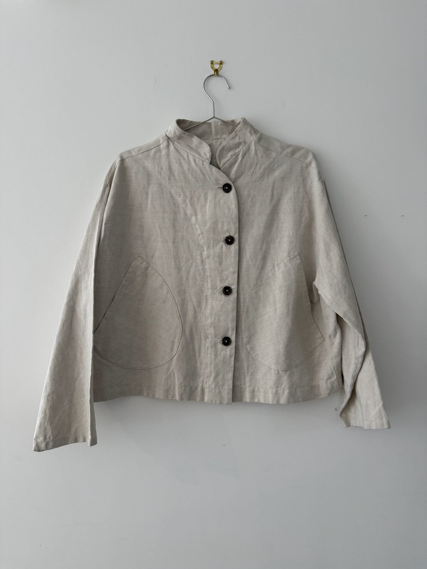 Gathered Suit Jacket