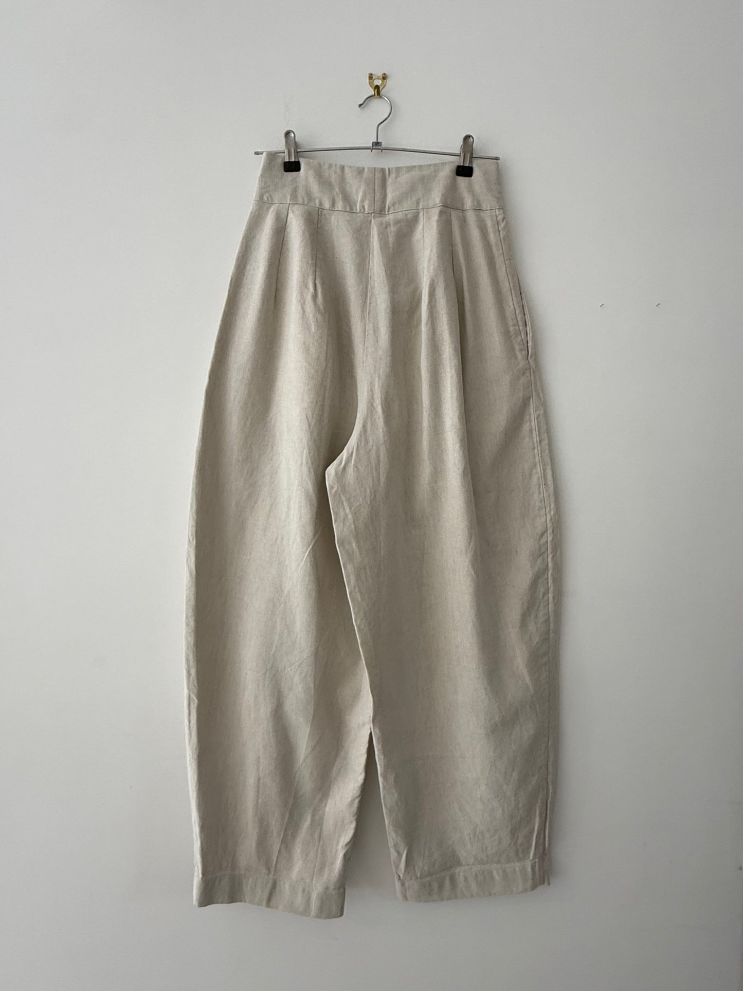 Gathered Suit Trousers