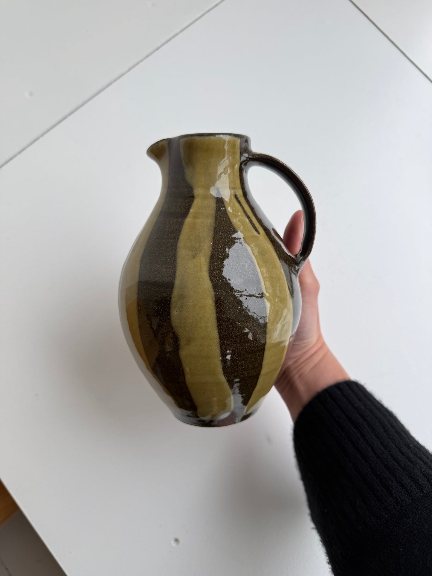Jug With Green Stripes