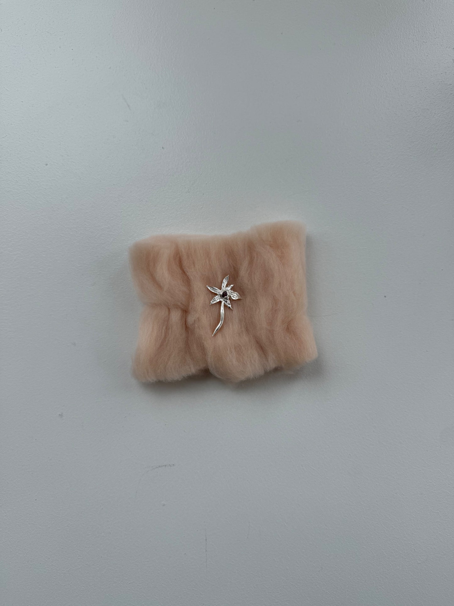 Silver Flower Brooch