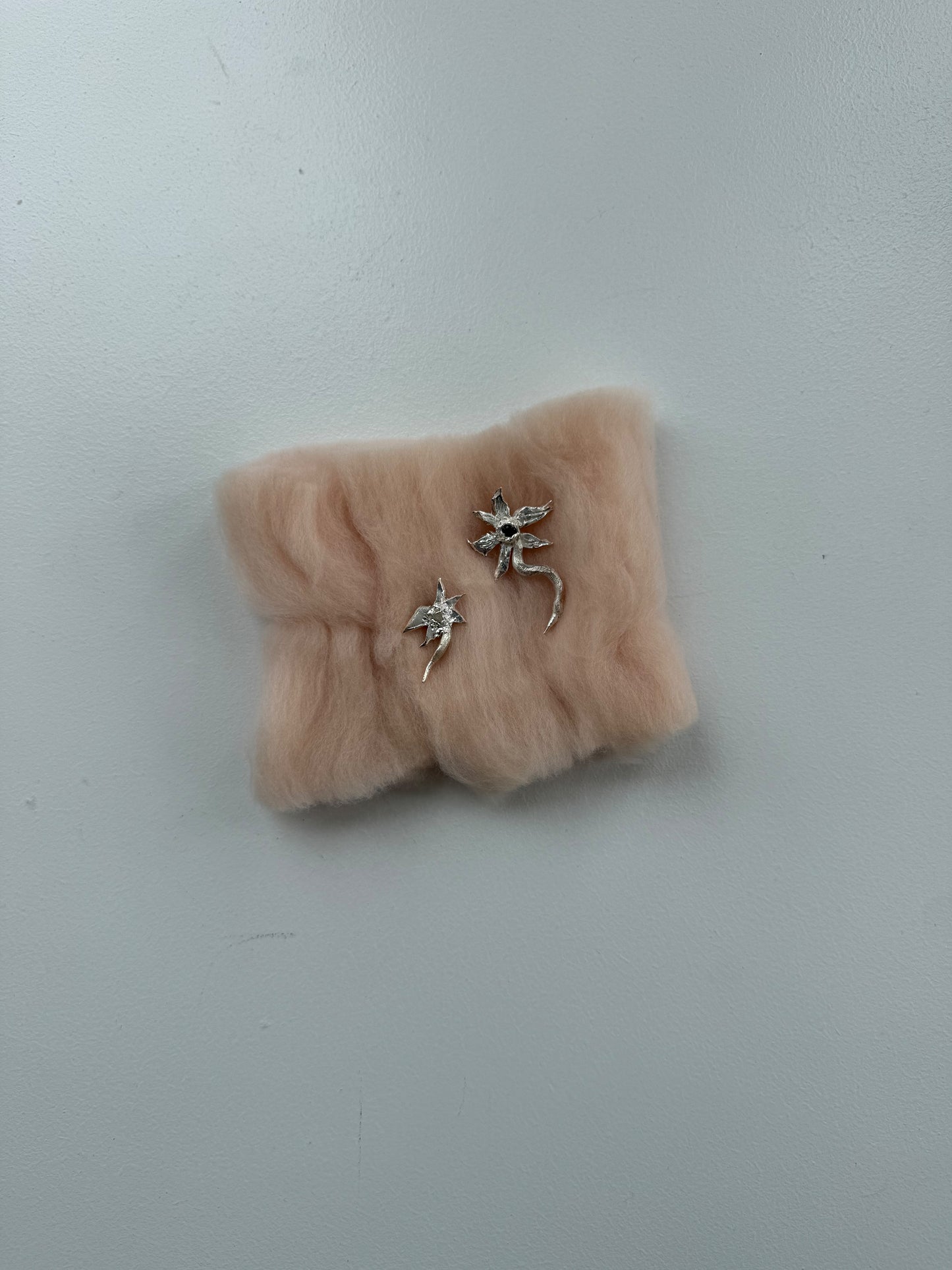 Silver Flower Brooch