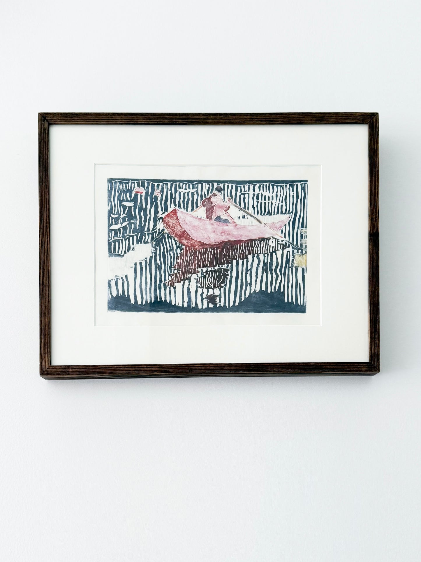 Boater Monoprint