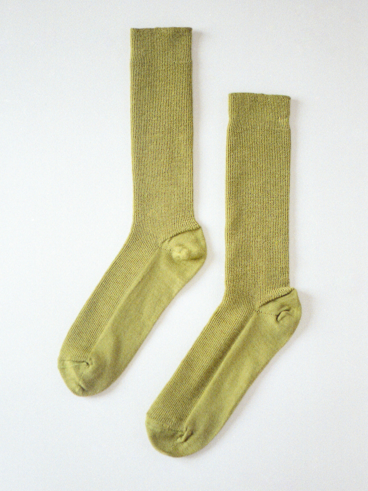 Merino Wool Socks - Apple Green